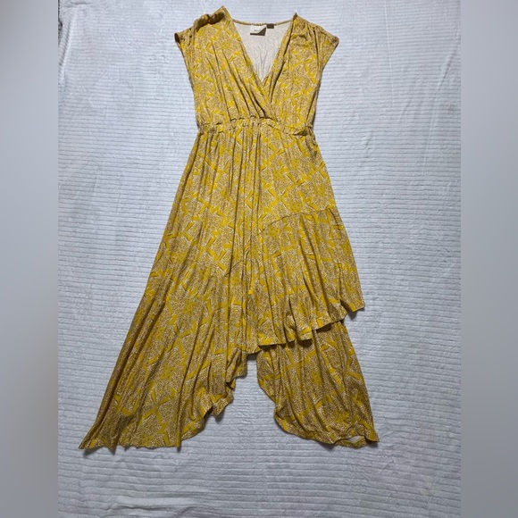 Anthropologie Dresses & Skirts - Anthropologie Mustard Asymmetrical Dress